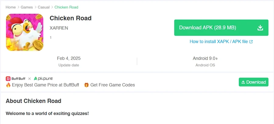 chicken road app